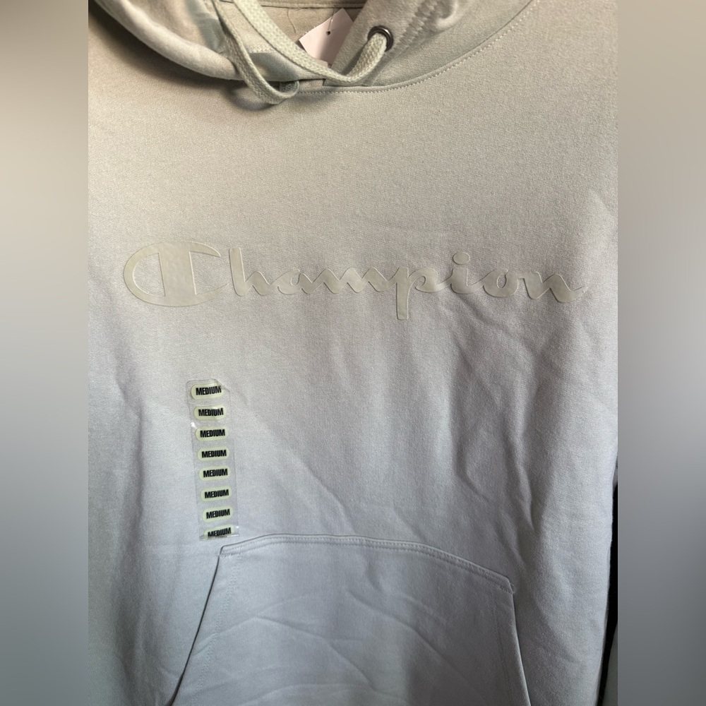 Men’s Size Medium Champion Hoodie Tonal Script - Picture 3 of 8